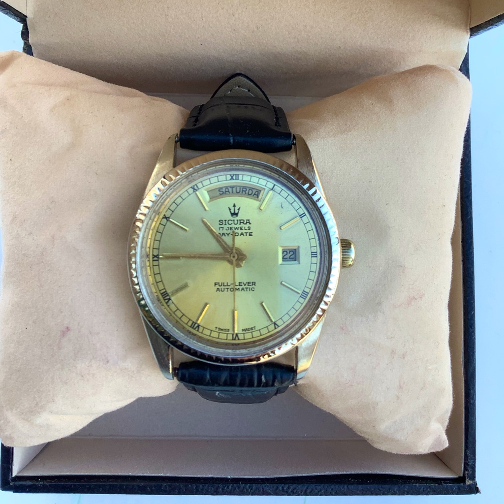 Mens Breitling Sicura DayDate Automatic Wristwatch